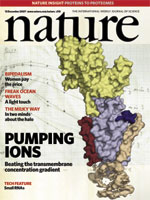 Nature cover 13 December 2007