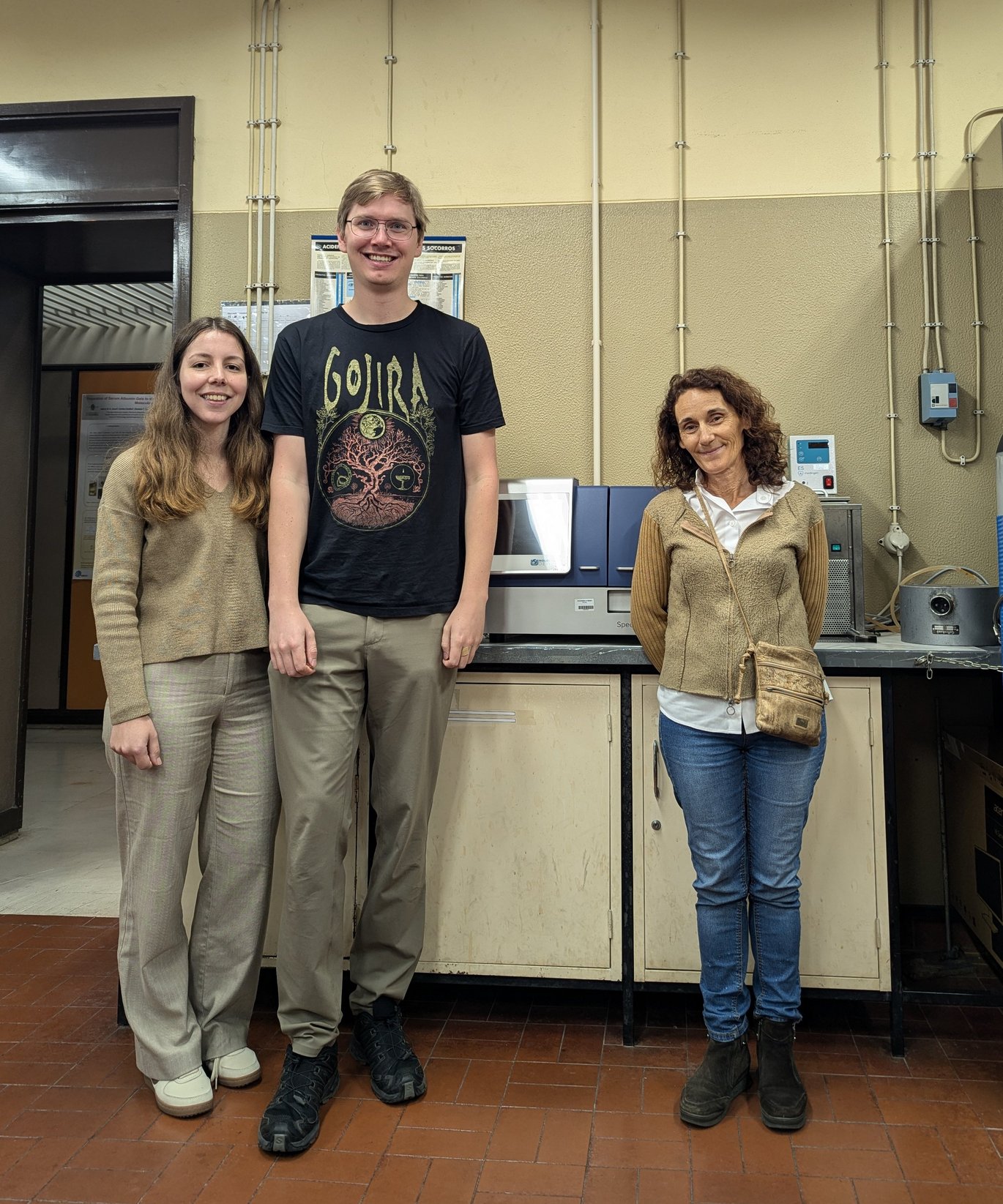 Margarid, Bjørn and Maria together